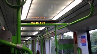 A ride of a NEW TRAM in Croydon Tramlink 2012 [upl. by Farland]