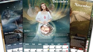 Slavic mythology calendar 2022  presentation Fairies and Demonesses [upl. by Iamhaj609]