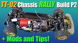 How to Build a Tamiya TT02 Chassis for Rally  Suspension Mods and Tips  Part 2 [upl. by Anaicul]