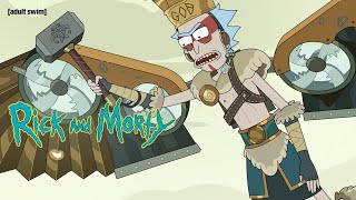 Rick and Morty Season 7  Attack on Thors Tower  Adult Swim UK 🇬🇧 [upl. by Ulrikaumeko118]