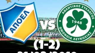 APOEL VS OMONOIA 12 210310 FULL HIGHLIGHTS [upl. by Donalt]