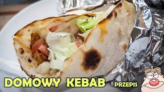 Szybki Domowy Kebab  przepis na domowego kebaba i sos czosnkowy  Malinowy Nos w kuchni [upl. by Aerdno106]