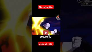 goku vs jiren fight video gokus power ultra instinct goku vs jiren shortsvideo shortsvideo [upl. by Marybeth]