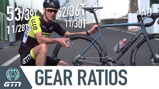 Gear Ratios Explained For Triathlon  Choosing The Right Cassette Chainrings amp Shifters [upl. by Loughlin]