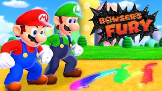 Bowsers Fury Online  Full Game Walkthrough 2 Player [upl. by Ilarrold302]