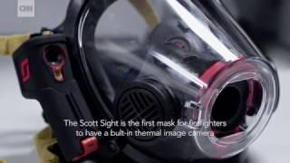 Scott Sight thermal imaging mask  firefighting [upl. by Yelehsa]