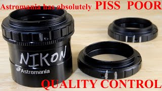 Astromania Optics I SHOW HOW BAD THEIR QUALITY CONTROL IN PRODUCTION IS  LOOKS TERRIBLE TO ME [upl. by Fanya927]