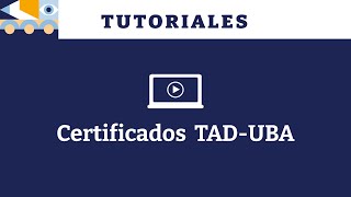 ¿Cómo pido certificados a través de TADUBA [upl. by Wesa]