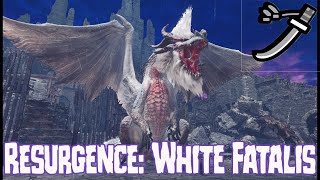 White Fatalis Resurgence MHWIceborne Longsword 1520 [upl. by Tanaka]