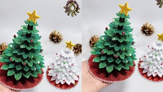 🎄hermosos 🎄🎄arbolitos❤️❤️ navideños de foami o goma Eva 🎆 [upl. by Minton975]