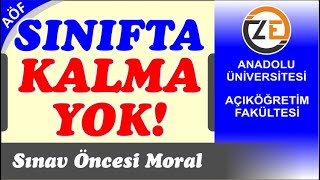 AÖF Sınıfta Kalma Yok Açıköğretim Ders Geçme Sistemi Nasıldır FerdaErkaya [upl. by Ainedrag706]