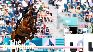 ‘He was incredible’ Burton wins Olympic eventing silver for Australia on borrowed horse [upl. by Slade816]