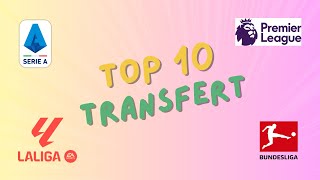 Top 10 des transferts de ce mercato dété 2024 ⚽ [upl. by Tait]