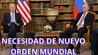 NECESIDAD DE NUEVO ORDEN MUNDIAL [upl. by Tammie663]