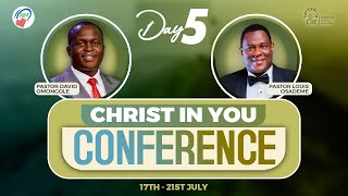 CHRIST IN YOU CONFERENCE DAY 5 with Pr David Omongole  Christos Rhema Church  21st July 2024 [upl. by Anirual]