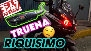 Le pongo FULLSYSTEM YOSHIMURA a mi PULSAR RS200🥵🔥 pulsar rs200 yoshimura [upl. by Dis]