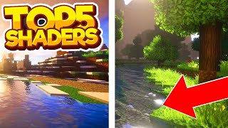 MCPE Top 5 BEST Shaders 2021 MCPE 116 MCPEXbox OnePS4Windows 10 [upl. by Carma881]