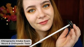 Your First Chiropractic Examination  Neurological Orthopedic amp Muscle Tests 🌟 ASMR Soft Spoken RP [upl. by Ydal]