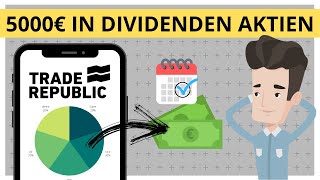 Wie ich 5000€ in Dividenden Aktien investiere inkl Musterportfolio [upl. by Ahsiki]