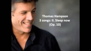 Thomas Hampson The complete quot3 songs Op 10quot Barber [upl. by Ver377]