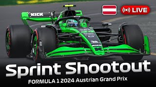 LIVE FORMULA 1 Austrian Grand Prix 2024  SPRINT SHOOTOUT Watchalong  Live Timing [upl. by Oht96]