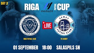 01092024 RIGA FUTSAL CLUB  FC SEMEY 1800 LIVE [upl. by Nothgierc191]