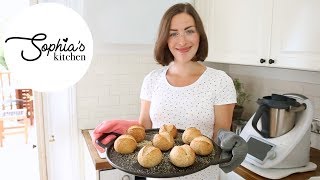 Crusty Bread Rolls for the Thermomix  Sophias Kitchen [upl. by Isabea]