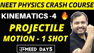 KINEMATICS 04  PROJECTILE MOTION in ONE SHOT  ALL Tricks amp Concepts  NEET Physics Crash Course [upl. by Avie455]