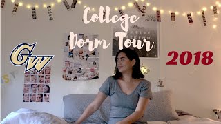 College Freshman Dorm Tour  George Washington University [upl. by Leibman]