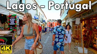 Beautiful town of Lagos Portugal  Sept 2023  4k Virtual Walking Tour 🇵🇹 [upl. by Nwahsauq767]