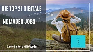 Die 21 Beliebtesten digitale Nomaden Jobs [upl. by Lacy]