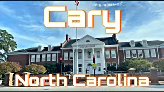 Cary North Carolina  City Tour amp Drive Thru [upl. by Anirbas]