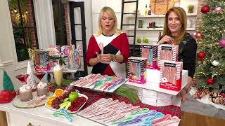 Doschers 4 5pc Boxes of HandCrafted Candy Canes on QVC [upl. by Ralina]