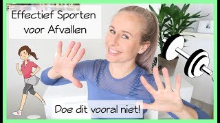 Sporten voor Afvallen  10 Veelgemaakte Fouten  OPTIMAVITA [upl. by Yarw]