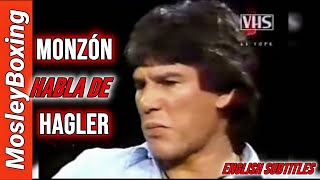 Carlos MONZON Habla Mavin HAGLER  English Subtitles [upl. by Masuh]