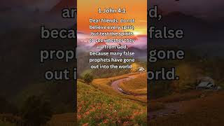 Bible Verse for Spiritual Growth 1 John 41 prayer dailyverse dailybibleverse [upl. by Ettenrahs]