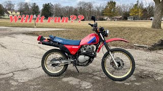 1985 Suzuki SP250 Dual Sport Fix Up Start amp Ride [upl. by Yzeerb73]