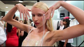 BTS Sandy Liang Spring 2024 Fashion Show [upl. by Browne]