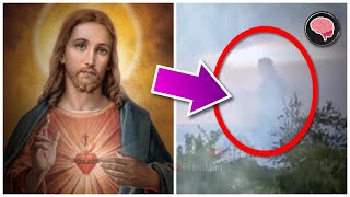 7 Estatuas de Jesús Moviéndose Captados en Vídeo [upl. by Froehlich]