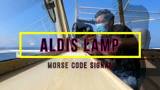 Aldis Lamp  Morse Code Signaling Equipment [upl. by Christabel331]