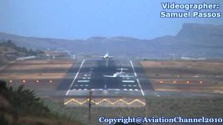 GoAround • Various Landings  Various Airlines • Madeira [upl. by Oicnedurp]