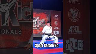 Excellent Martial Arts Bo Skills  Black Belt Sport Karate Bo martialarts karate bo [upl. by Aneelahs]