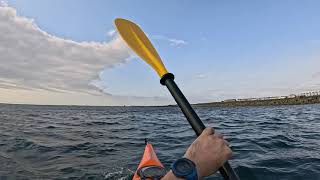 Sea Kayaking from Newbiggin to Blyth and finding a shipwreck [upl. by Chloette155]