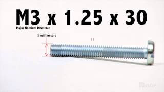 How to Read a Metric Screw Thread Callout [upl. by Valdemar642]