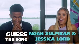 Guess the Song with Noah Zulfikar amp Jessica Lord from The Next Step [upl. by Llewej]