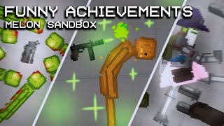 How to get all the achievements in Melon Sandbox 1 [upl. by Anaela]