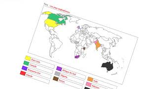 Les pays anglophones [upl. by Holder]