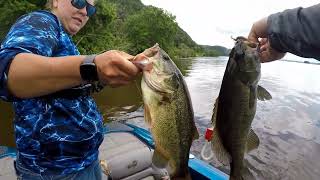 HisHers Bass Tournament on Mississippi River [upl. by Anirbak]