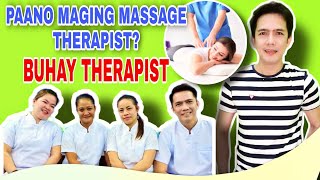 PAANO MAGING MASSAGE THERAPIST  BUHAY MASAHISTA  ALLAN CAO [upl. by Aerdnahs]