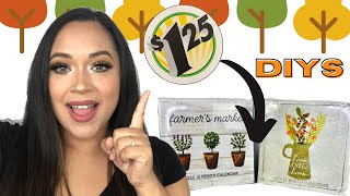 🍁Genius ways to use Dollar Tree calendar  fall diys 2022 [upl. by Yengac]